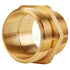 Brass 2 1/2" NH to 2 1/2" NPT Double Male (Hex)