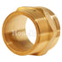 Brass 1 1/2" NH to 1 1/2" NPT Double Male (Hex)