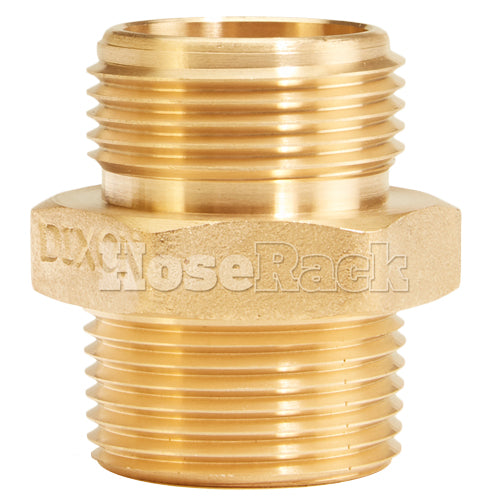 Brass 1" NPSH to 1" NPT Double Male (Hex)