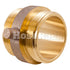 Brass 2 1/2" NH to 2 1/2" NPSH Double Male (Pin Lug)