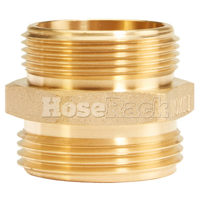 Brass 1 1/2" NH to 1 1/2" NPSH Double Male (Hex)