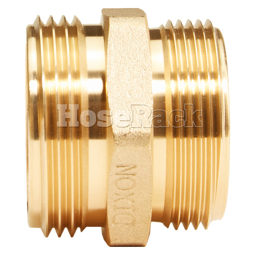 Brass 1 1/2" NH to 1 1/2" NPSH Double Male (Hex)