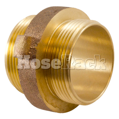 Brass 2 1/2" NH to 2 1/2" NH Double Male (Rocker) - USA