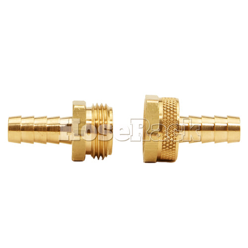 Brass Garden Hose Coupling Set (1/2" Hose)