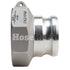 Aluminum 3" Male Camlock x 4" Female NPT