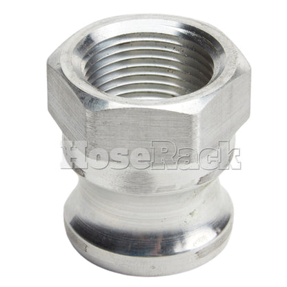 Aluminum 3/4" Male Camlock x 3/4" Female NPT (USA)