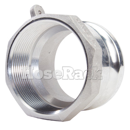 Aluminum 3" Male Camlock x 3" Female NPT (USA)