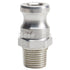 Aluminum 1/2" Male Camlock x 1/2" Male NPT