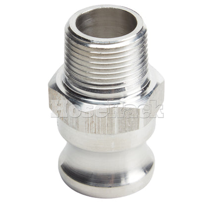 Aluminum 3/4" Male Camlock x 3/4" Male NPT