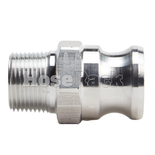 Aluminum 3/4" Male Camlock x 3/4" Male NPT