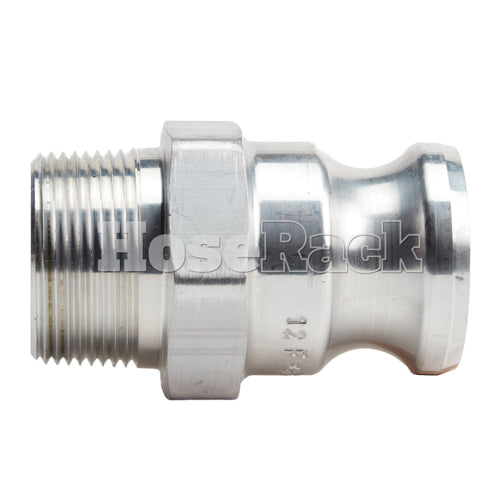 Aluminum 1 1/4" Male Camlock x 1 1/4" Male NPT