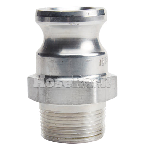 Aluminum 1 1/4" Male Camlock x 1 1/4" Male NPT