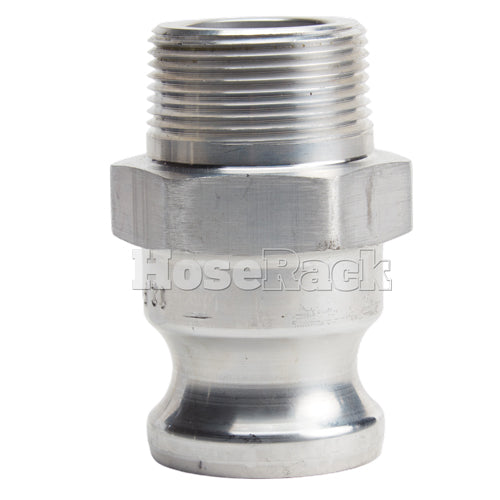 Aluminum 1 1/4" Male Camlock x 1 1/4" Male NPT