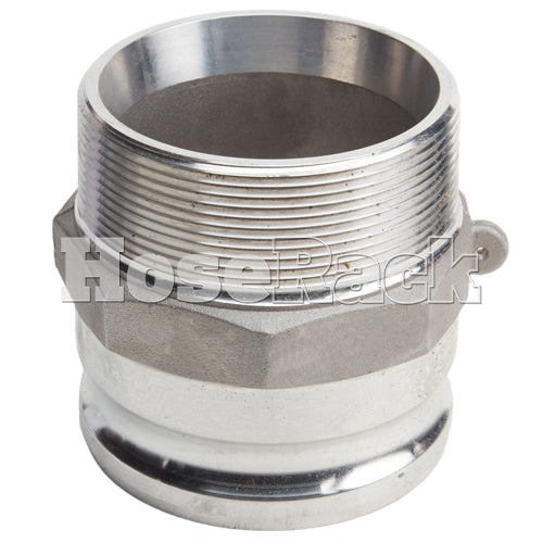 Aluminum 4" Male Camlock x 4" Male NPT