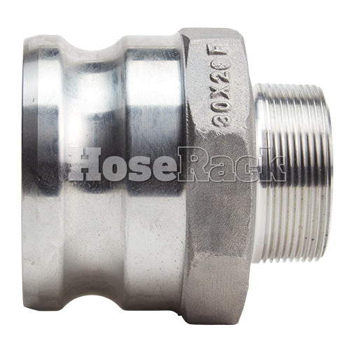 Aluminum 3" Male Camlock x 2" Male NPT