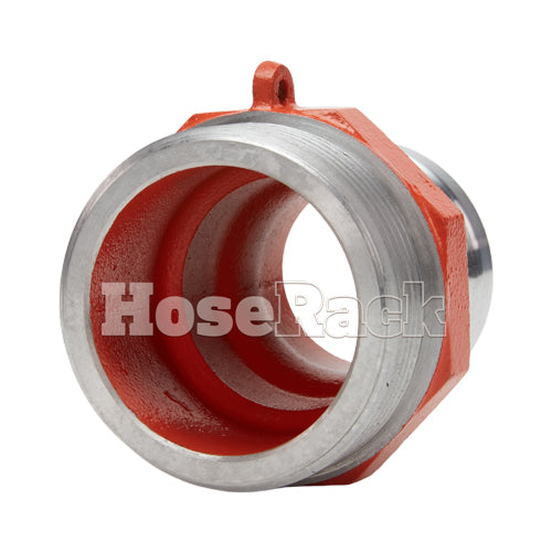 Aluminum 2" Male Camlock x 2 1/2" Male NH Fire Hose