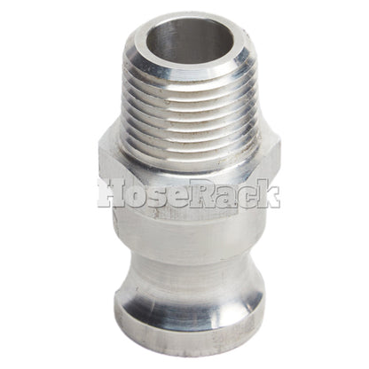 Aluminum 1/2" Male Camlock x 1/2" Male NPT (USA)