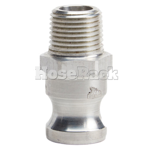 Aluminum 1/2" Male Camlock x 1/2" Male NPT (USA)