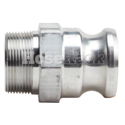 Aluminum 1 1/2" Male Camlock x 1 1/2" Male NPT (USA)