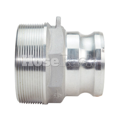 Aluminum 3" Male Camlock x 4" Male NPT