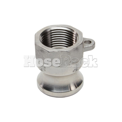 Stainless Steel 3/4" Male Camlock x 3/4" Female NPT