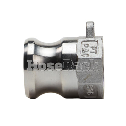 Stainless Steel 3/4" Male Camlock x 3/4" Female NPT