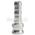 Aluminum 1/2" Male Camlock to Hose Shank