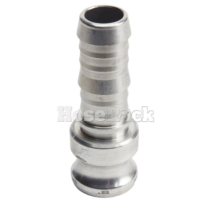 Aluminum 1" Male Camlock to Hose Shank