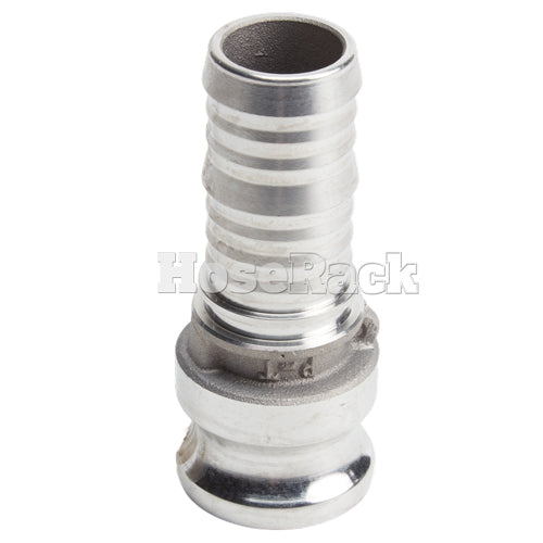 Aluminum 1 1/2" Male Camlock to Hose Shank