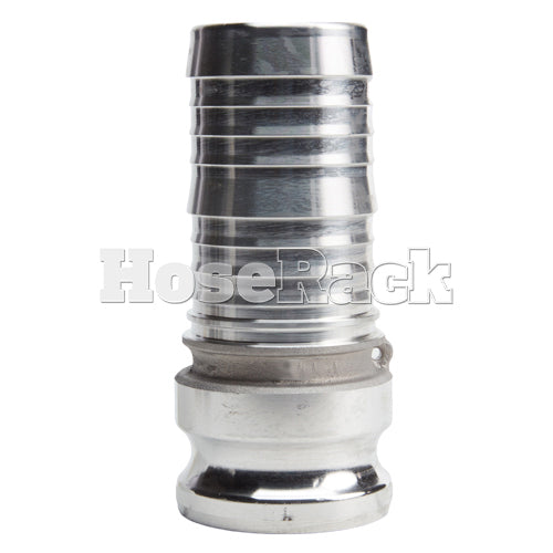 Aluminum 2 1/2" Male Camlock to Hose Shank