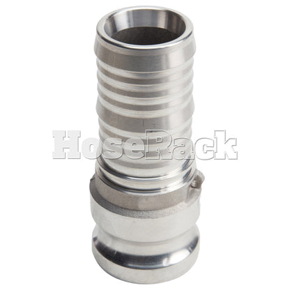 Aluminum 2" Male Camlock to Hose Shank (USA)