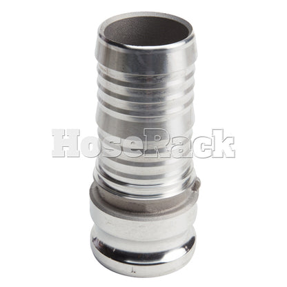 Aluminum 2 1/2" Male Camlock to Hose Shank (USA)