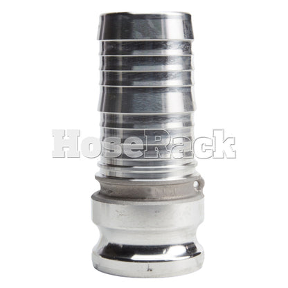 Aluminum 2 1/2" Male Camlock to Hose Shank (USA)