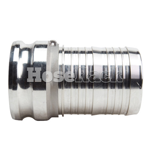 Aluminum 6" Male Camlock to Hose Shank (USA)