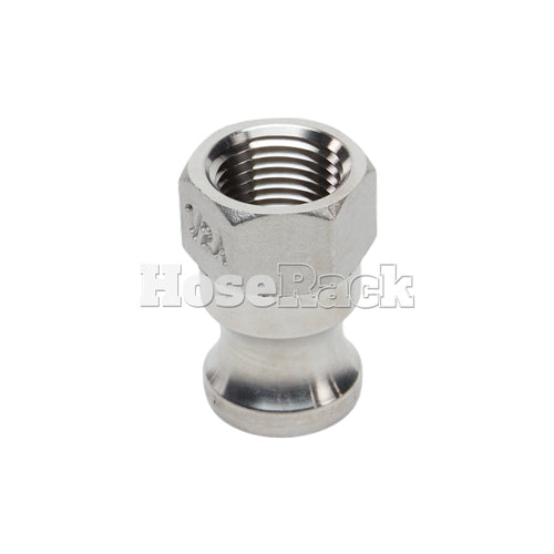 Stainless Steel 1/2" Male Camlock x 1/2" Female NPT