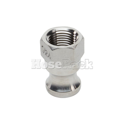 Stainless Steel 1/2" Male Camlock x 1/2" Female NPT