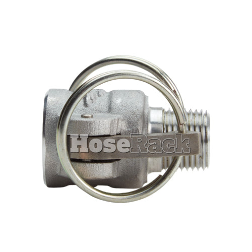 Aluminum 1/2" Female Camlock x 1/2" Male NPT