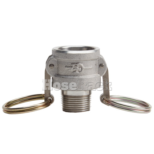 Aluminum 3/4" Female Camlock x 3/4" Male NPT