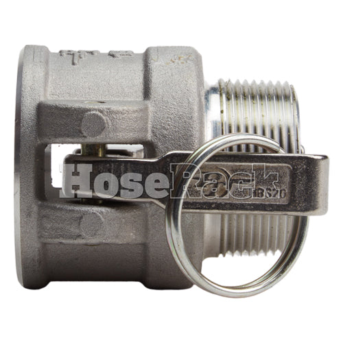 Aluminum 1 1/2" Female Camlock x 1 1/2" Male NPT