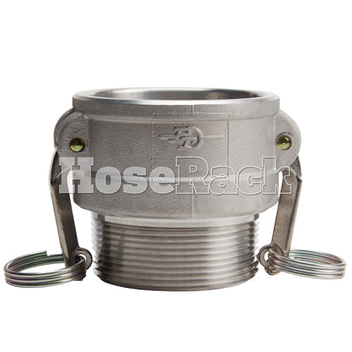 Aluminum 6" Female Camlock x 6" Male NPT