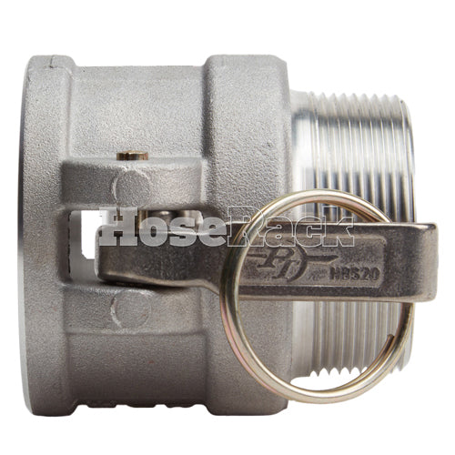 Aluminum 2" Female Camlock x 2" Male NPT