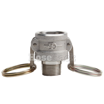 Aluminum 3/4" Female Camlock x 3/4" Male NPT (USA)