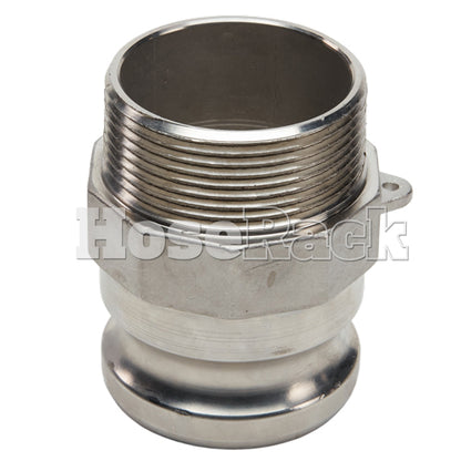 Stainless Steel 2 1/2" Camlock Male x 2 1/2" NPT Male