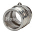 Stainless Steel 2 1/2" Camlock Male x 2 1/2" NPT Male