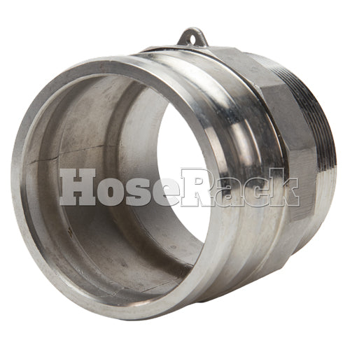 Stainless Steel 4" Camlock Male x 4" NPT Male
