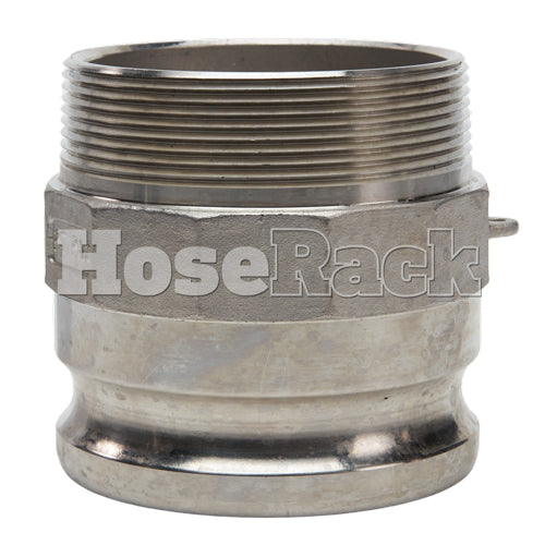 Stainless Steel 4" Camlock Male x 4" NPT Male