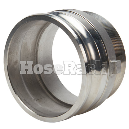 Stainless Steel 6" Camlock Male x 6" NPT Male