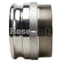 Stainless Steel 6" Camlock Male x 6" NPT Male