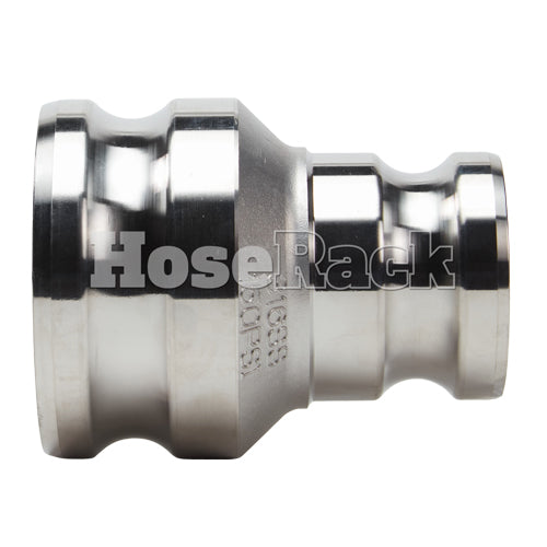 Stainless Steel 2" Male Camlock x 3" Male Camlock