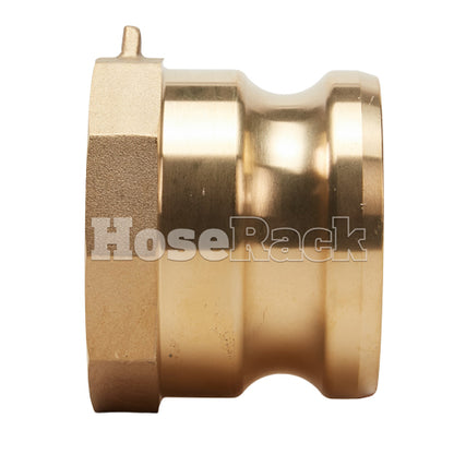 Brass 2 1/2" Male Camlock x 2 1/2" Female NPT